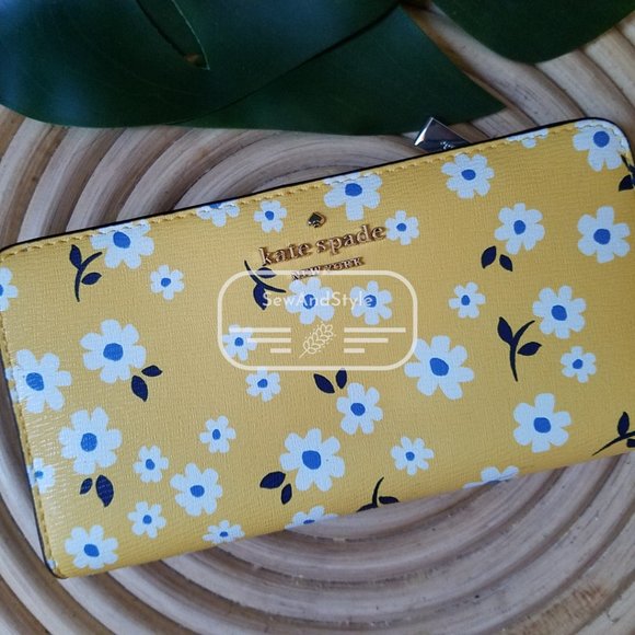 Kate Spade NWT Staci Floral Darcy Fleurette Wallet - Picture 2 of 7